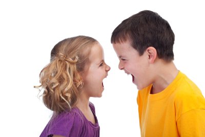 Siblings arguing